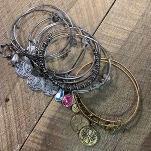 Lot of 10 Alex & Ani Bracelets